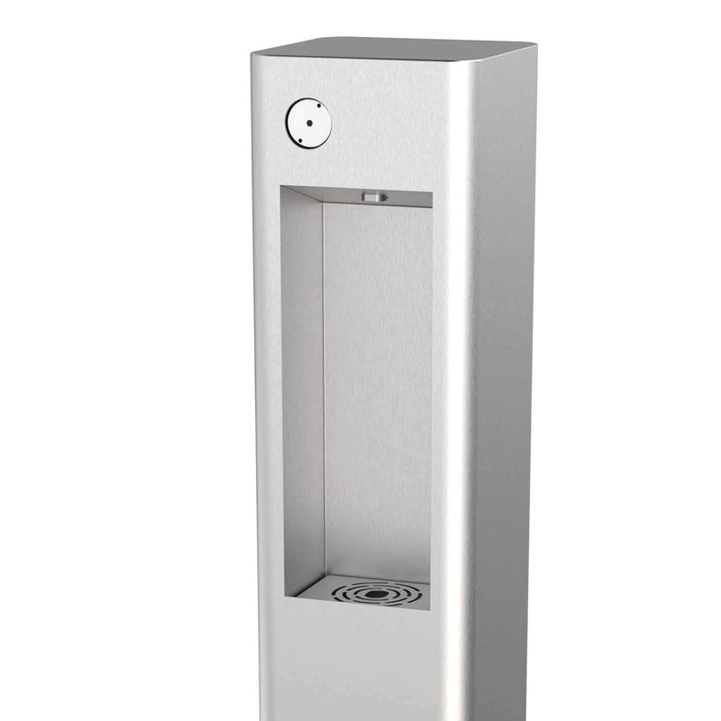 ECO-BF Series Economy Outdoor Pedestal Water Bottle Filling Station Close Up