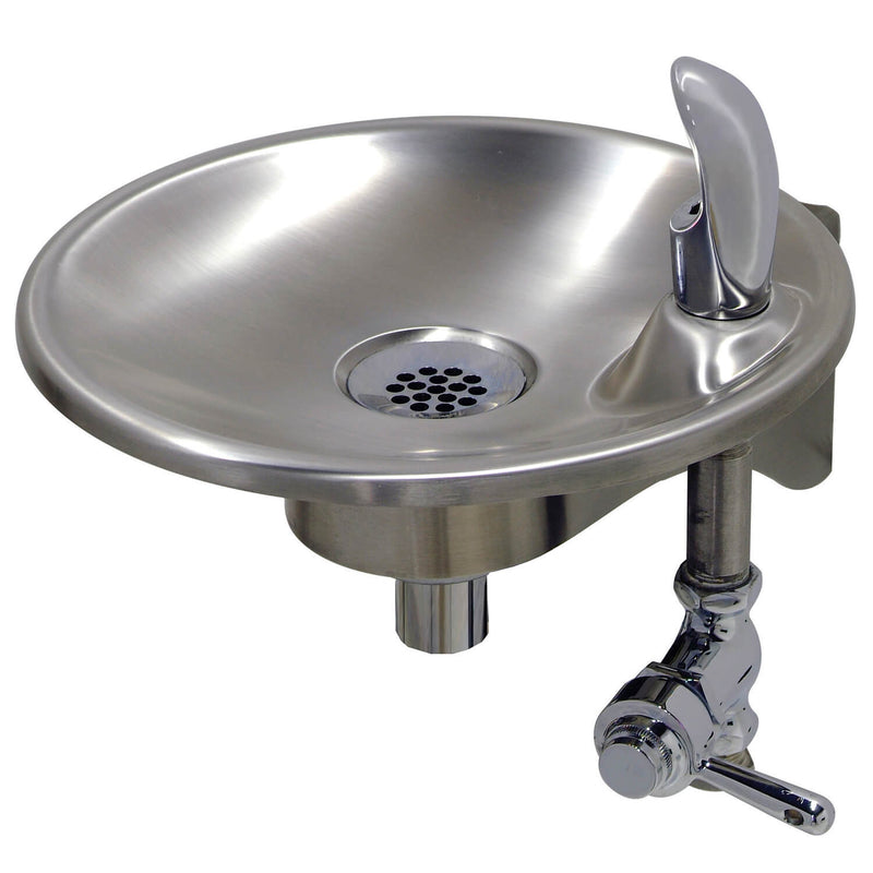 GWA74 Wall Mount Drinking Fountain with Lever-Operated Valve
