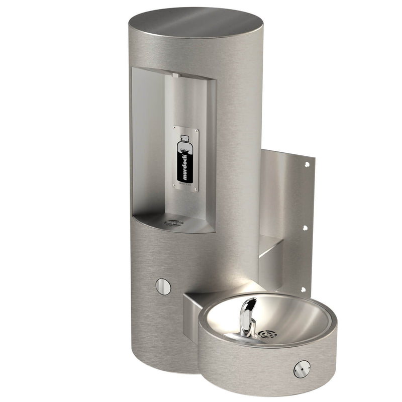 GYE14 Wall Mounted Bottle Filler with Drinking Fountain