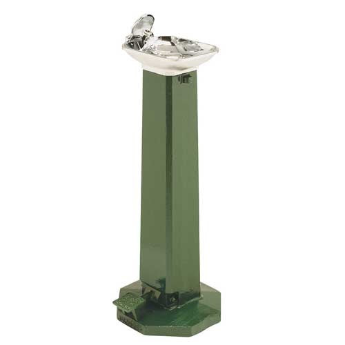 M-34 Foot Pedal Operated Square Retro Style Drinking Fountain
