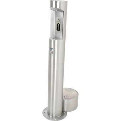 M-OBF4 Pedestal Mounted Bottle Filler with Sensor & Push Button