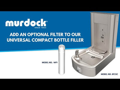 BF1SC Universal Compact Water Bottle Filler, Push Button Operated